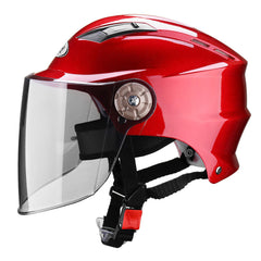 Motorcycle Electrocar Half Face Helmet for Cycling, Outdoor Riding, and Sports Protection