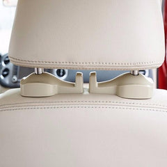 Car Seat Hanger Hook for Purse, Bags, Coat - Auto Organizer, 1 Pair, Black