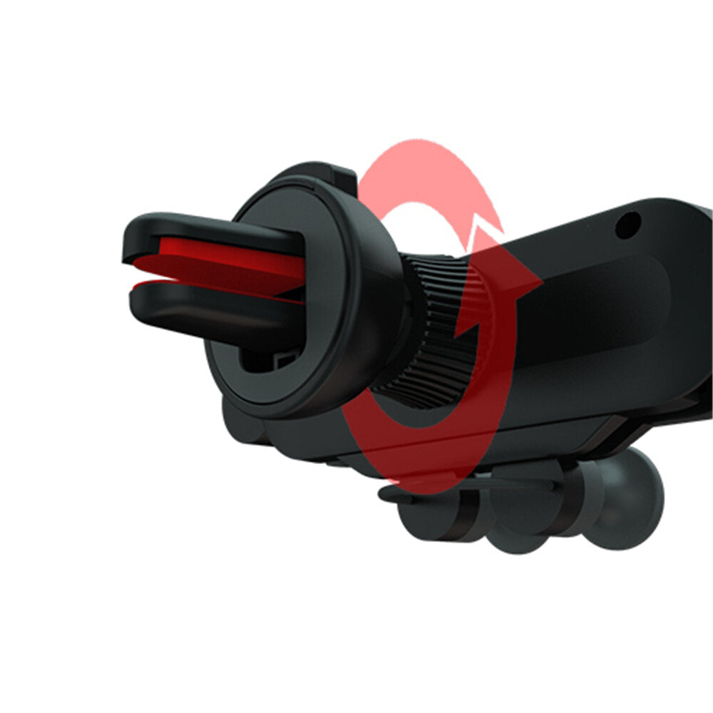 Mini Car Phone Holder Air Vent Mount Bracket for iPhone, Xiaomi, Huawei - Gravity Linkage