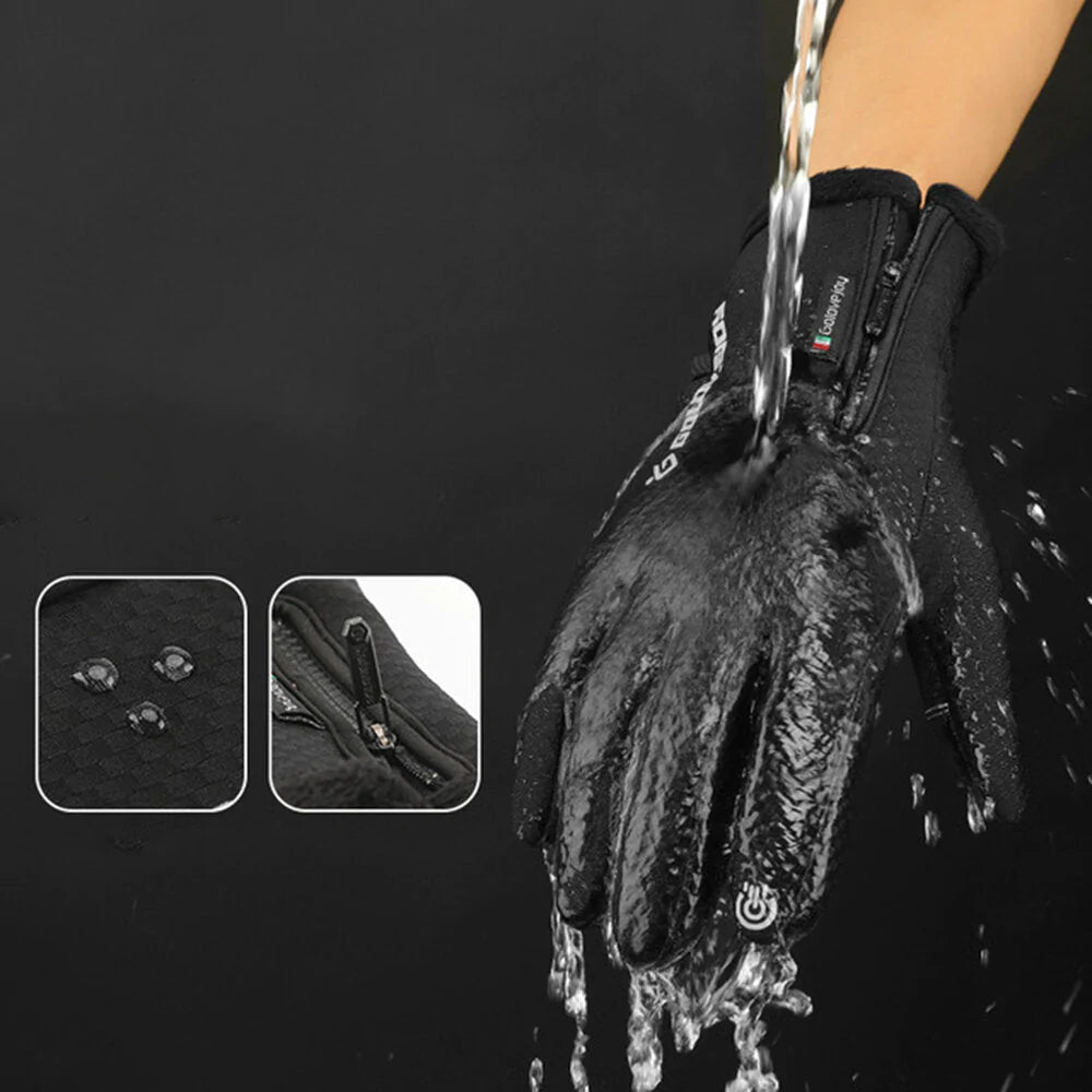 Winter Warm Touch Screen Gloves - Windproof, Waterproof, Non-slip for Sports, Riding, Mountaineering