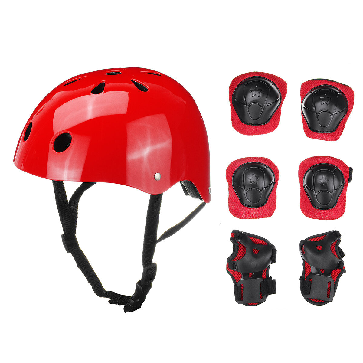 7PCS Kids Safety Gear Set: Helmet, Knee & Elbow Pads for Skating & Biking