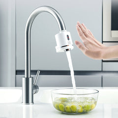 Automatic Infrared Touchless Water Saver Device for Kitchen and Bathroom Sink Faucets