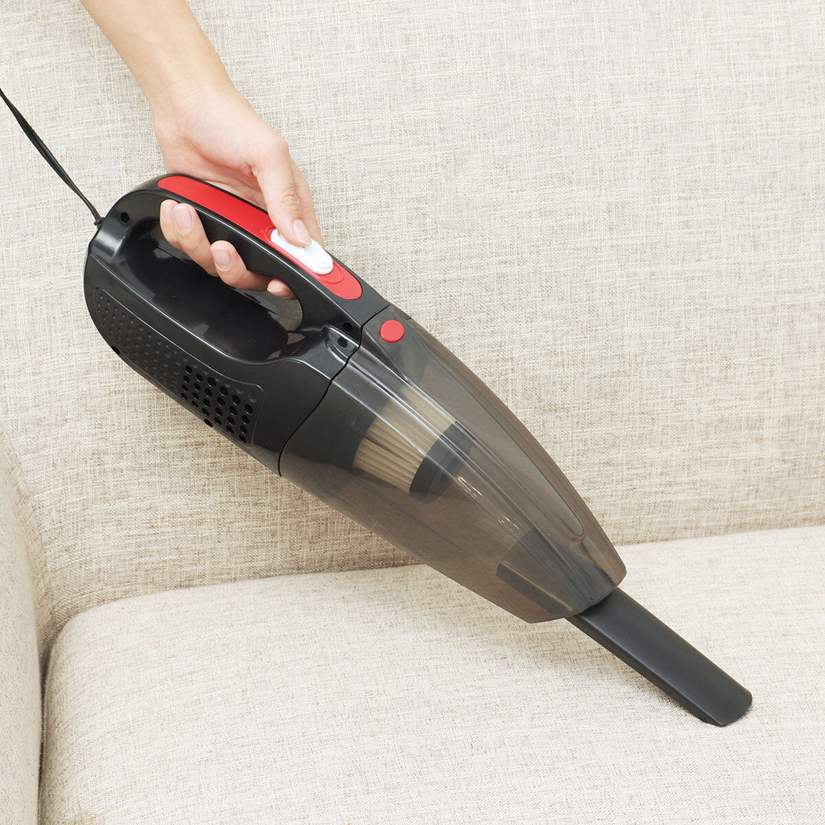 120W Handheld Car Vacuum Cleaner, 12V/5V, 4000Pa Suction, Portable Wet/Dry for Home and Auto