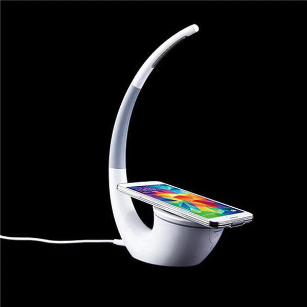 QI Intelligent Energy-Saving Wireless Charger Table Lamp for Apple, Samsung S6, and iWatch