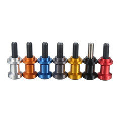 10mm Aluminum CNC Swing Arm Spools Bobbins Sliders for Kawasaki ZX6R & Yamaha FZR400