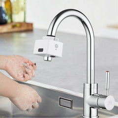 Contactless Dual-Sensor Automatic Faucet - Infrared, Water-Saving, USB Charging, IPX6 Waterproof for Kitchen & Bathroom