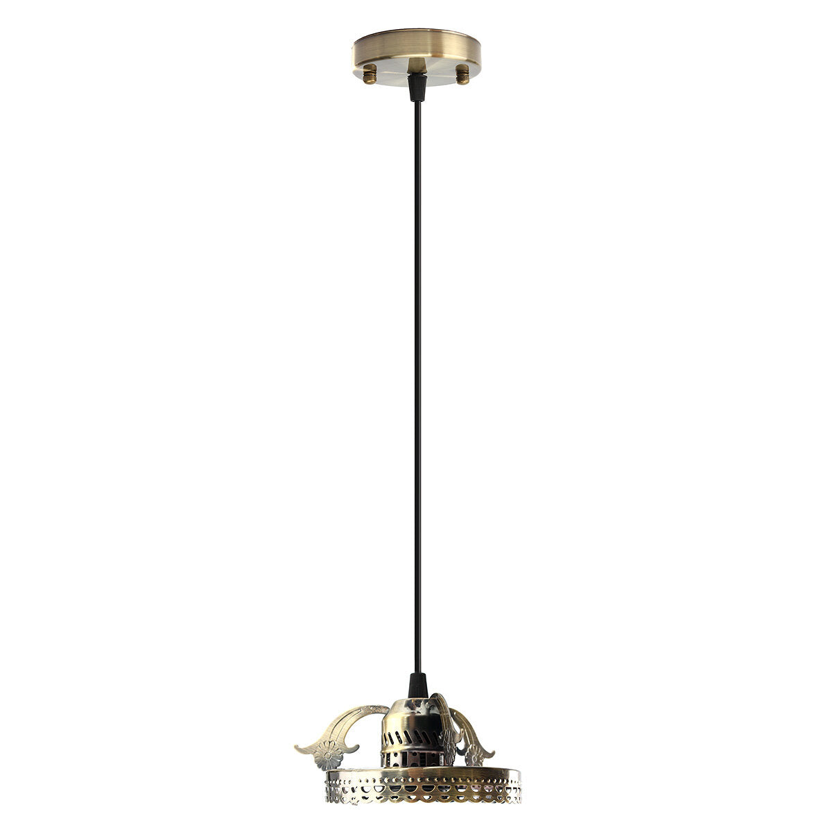 Antique Industrial Vintage Ceiling Pendant Light Fixture - Indoor Lighting Chandelier Lamp Bulb