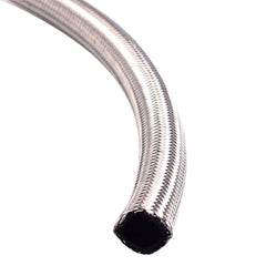 10ft 1000 PSI AN8 Nylon & Stainless Steel Braided Gas Line Hose