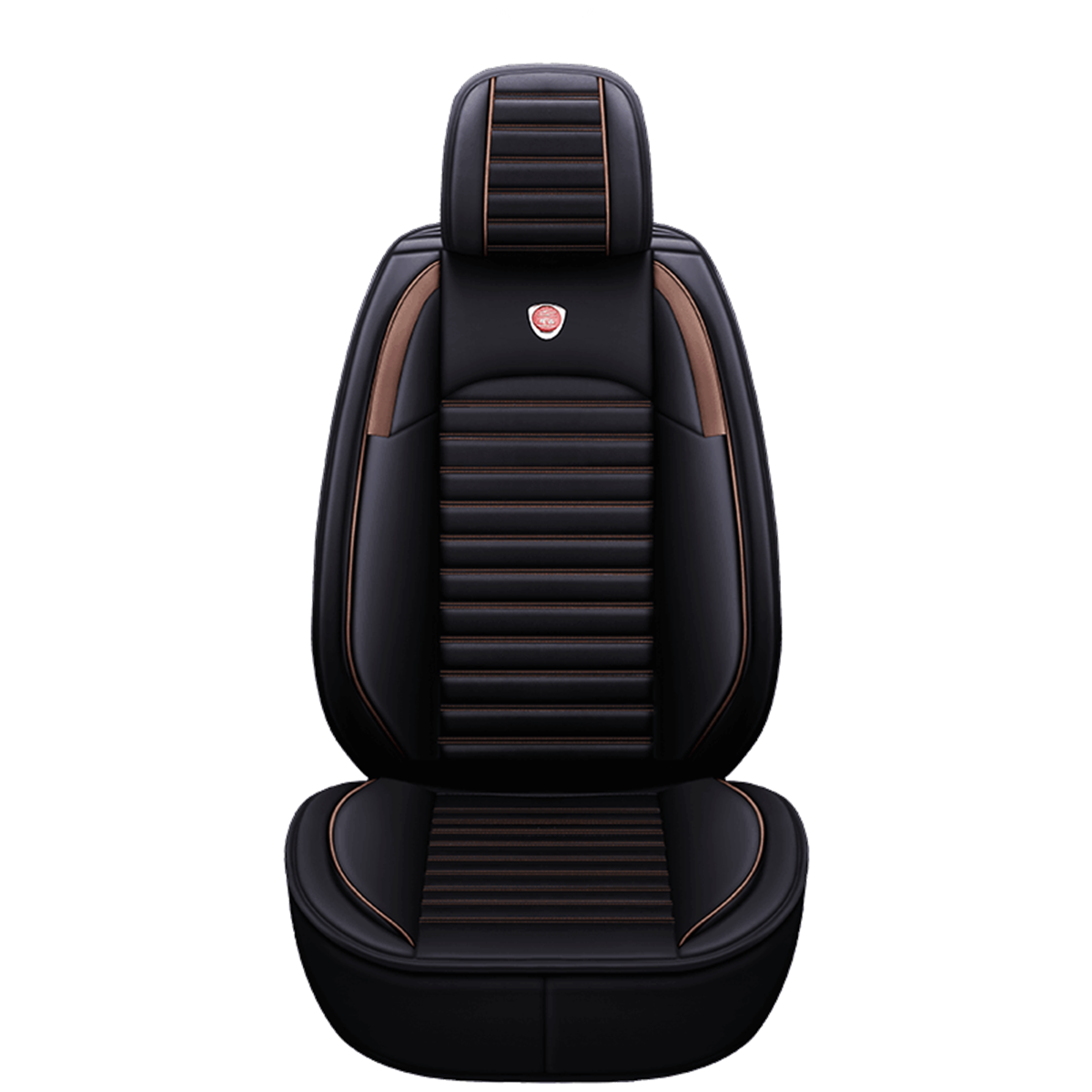 Auto Car Front Seat Cover - PU Leather Cushion Protector for Vehicle, 1 Piece