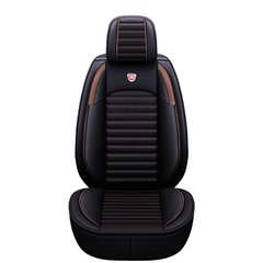 Auto Car Front Seat Cover - PU Leather Cushion Protector for Vehicle, 1 Piece