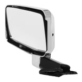 Chrome Side Door Mirrors LH+RH for 1980-1990 Toyota Land Cruiser Series