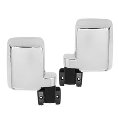 Chrome Side Door Mirrors LH+RH for 1980-1990 Toyota Land Cruiser Series