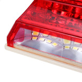 24V 6500K White LED Side Marker Lights Indicator Lamps for Truck Van Pickup Trailer - 2PCS