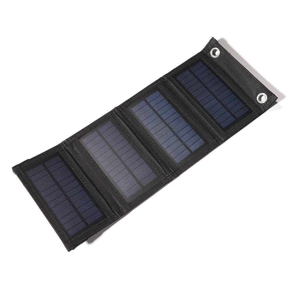 30W 5V USB Solar Panel Pack: Portable, Waterproof, Foldable Charger for Outdoor Camping & Emergency Mobile Phone Power