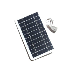 Portable 5V Solar Panel with USB Charger for Power Bank, Phone, Outdoor Camping, and Home Use