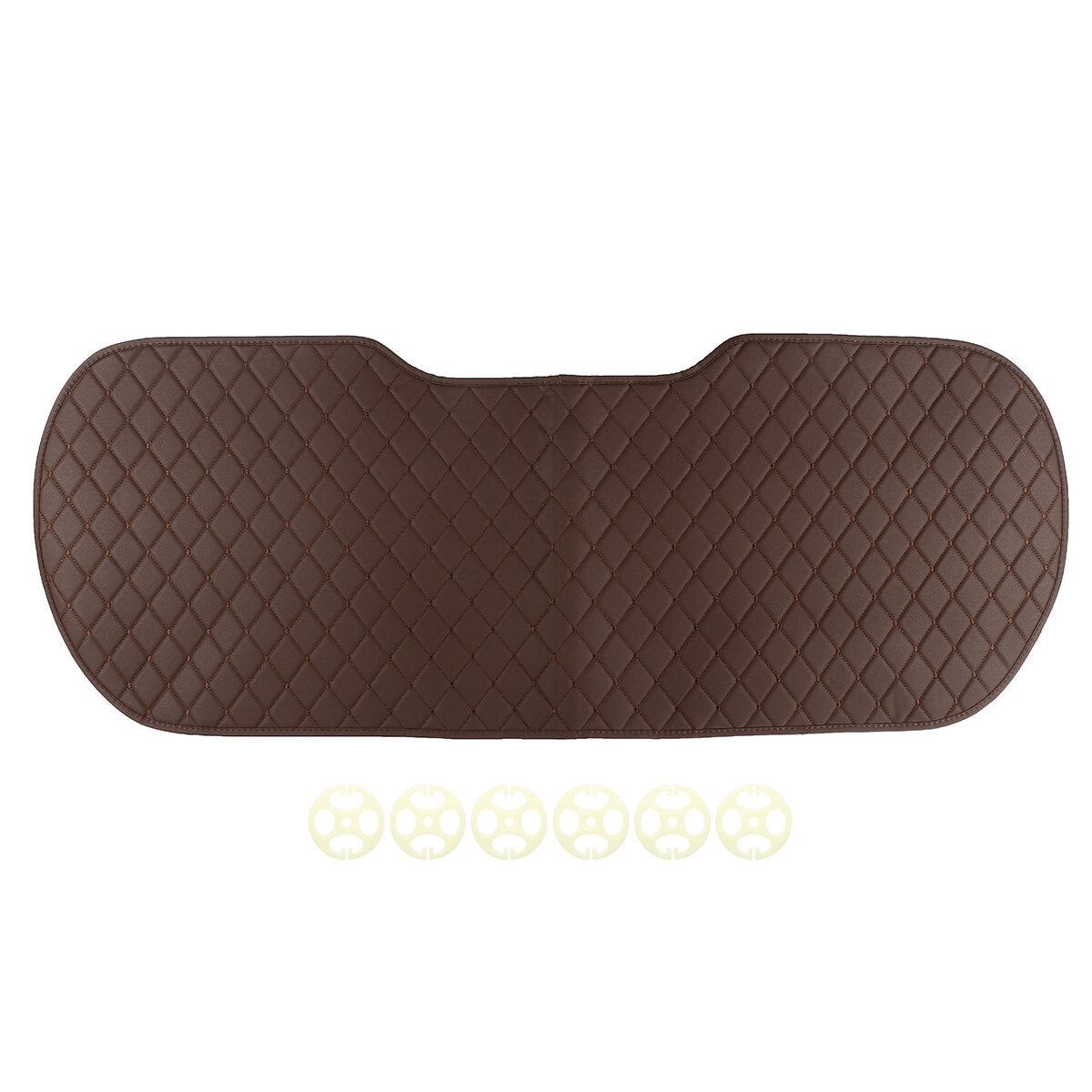 Universal PU Leather Car Seat Cushion Cover - Breathable, Protective, and Comfortable