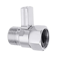 G 1/2 Shower Head Shut-Off Valve Brass Water Flow Control Regulator Quick Open Bath Accessory
