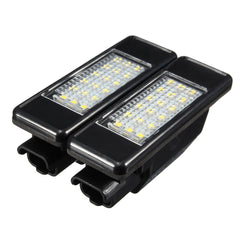 Pair of LED License Plate Lights - Bright, Energy-Efficient, Easy Installation