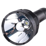 Super Bright LED Flashlight: 26800 Battery, 26980 Expansion Tube, Type-C Rechargeable, Long Range Searchlight