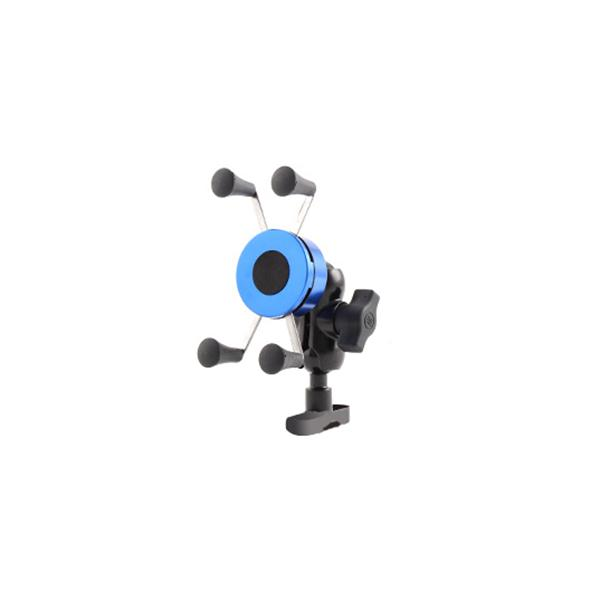 4-6" X-Type Phone GPS Holder for E-Scooters, Motorcycles, Bikes - Aluminum Alloy, Handlebar/Rear View Mirror Mount
