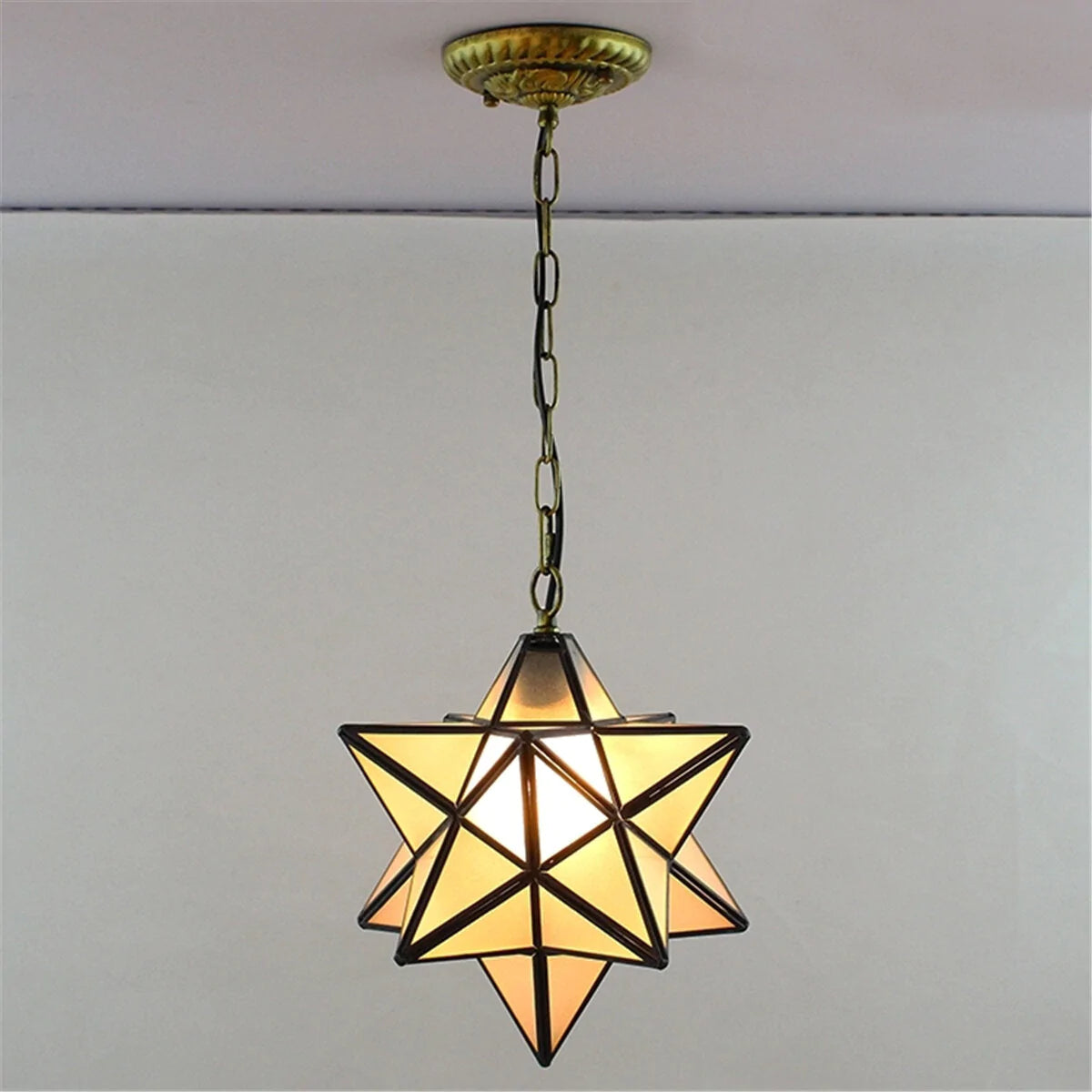 Modern Star Glass Pendant Light Chandelier - Ceiling Lamp Fixture Decor