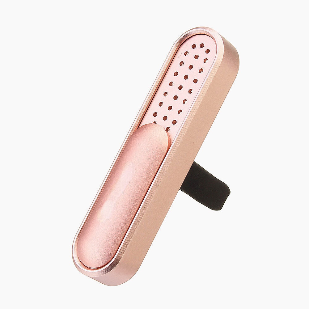 Cafele Metal Car Air Freshener Bar - Solid Perfume Fragrance Diffuser with Magnetic Slide Control
