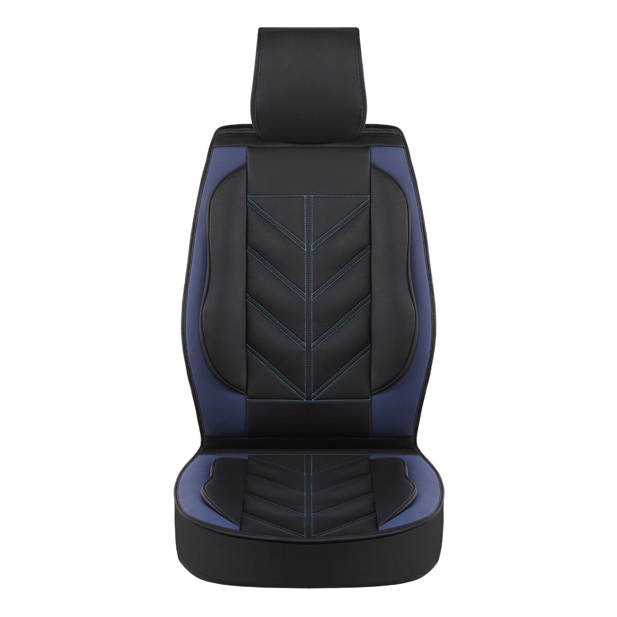 Universal PU Leather Car Seat Cover - Non-slip Full Cushion Protector Mat, 1PCS
