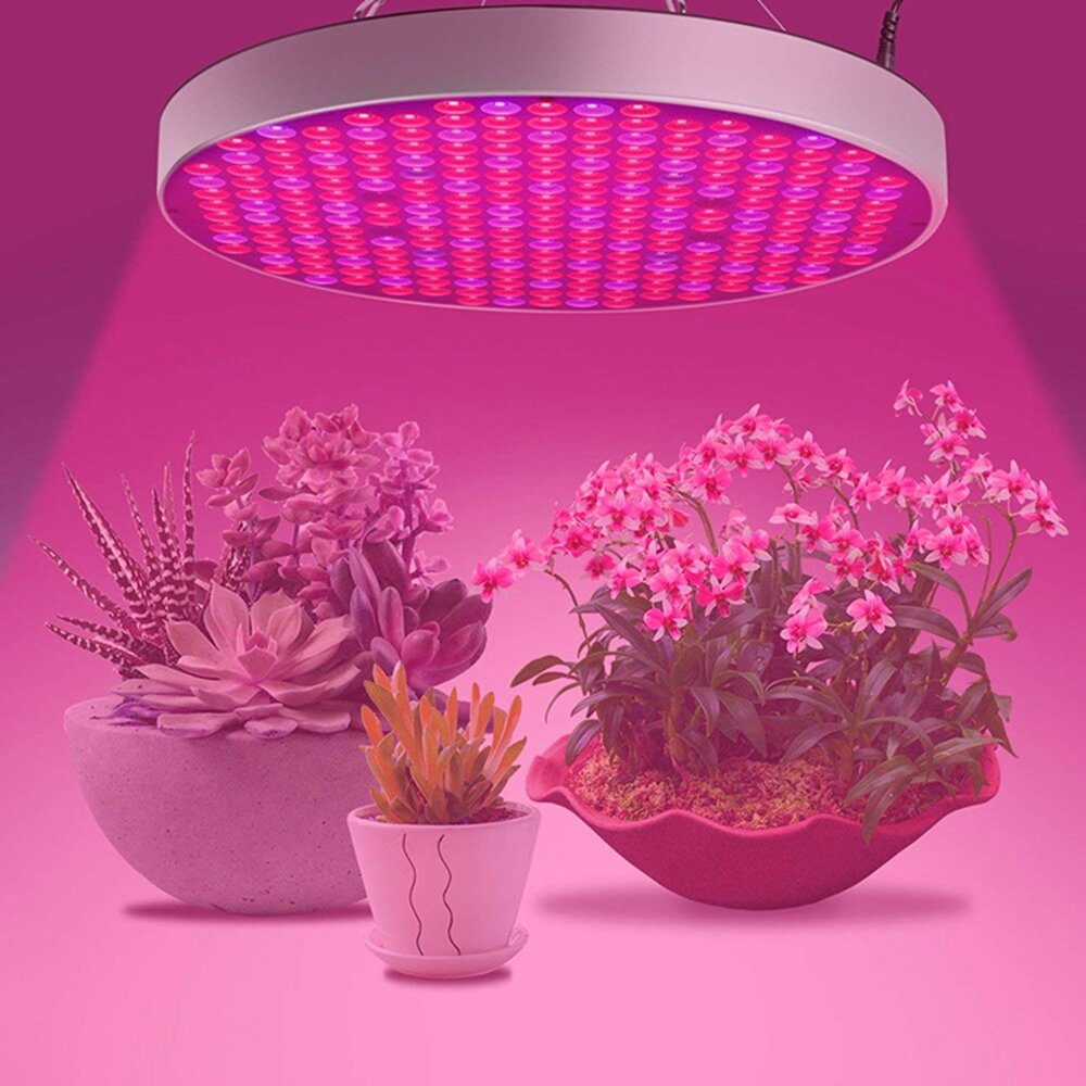 35W UFO LED Grow Light, Full Spectrum for Indoor Plants, Flowers, Seeding, Hydroponic Greenhouse, AC85-265V, 250 LEDs
