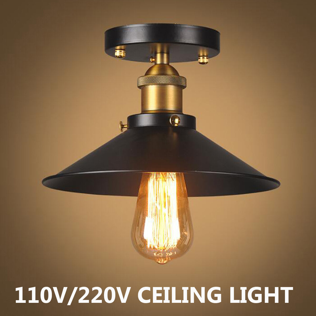 Industrial Ceiling Light Pendant Fixture for Home & Living Room Decor