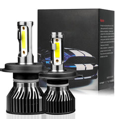 2PCS 55W 4800LM 6500K Car LED Headlight/Fog Light Bulbs, IP68 Waterproof, High Brightness Replacement