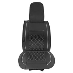 Universal 5-Seats PU Leather Car SUV Seat Cover Set with Front, Rear Cushions and Pillows