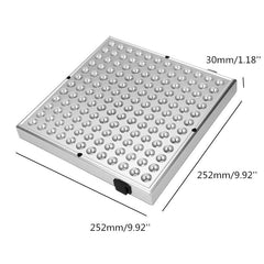 Full Spectrum 144LED Grow Light for Indoor Hydroponic Plants, AC85V-265V