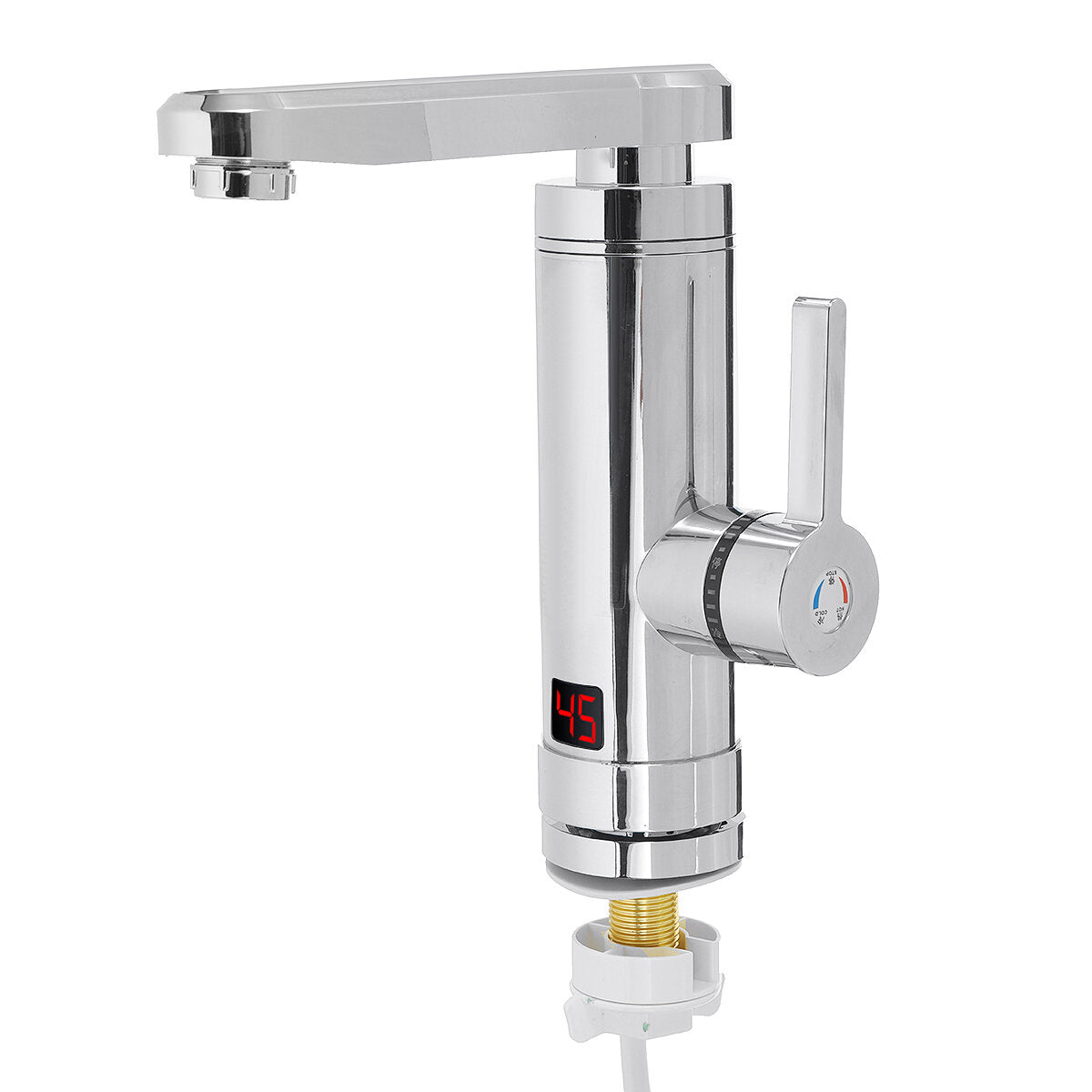 3300W Fast Electric Faucet Heater, 3s Instant Hot Water, 360 Degree Rotating Tap