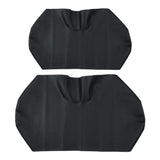 2pcs Black PU Leather Front Seat Cover Set for E-Z-Go TXT Golf Cart Custom