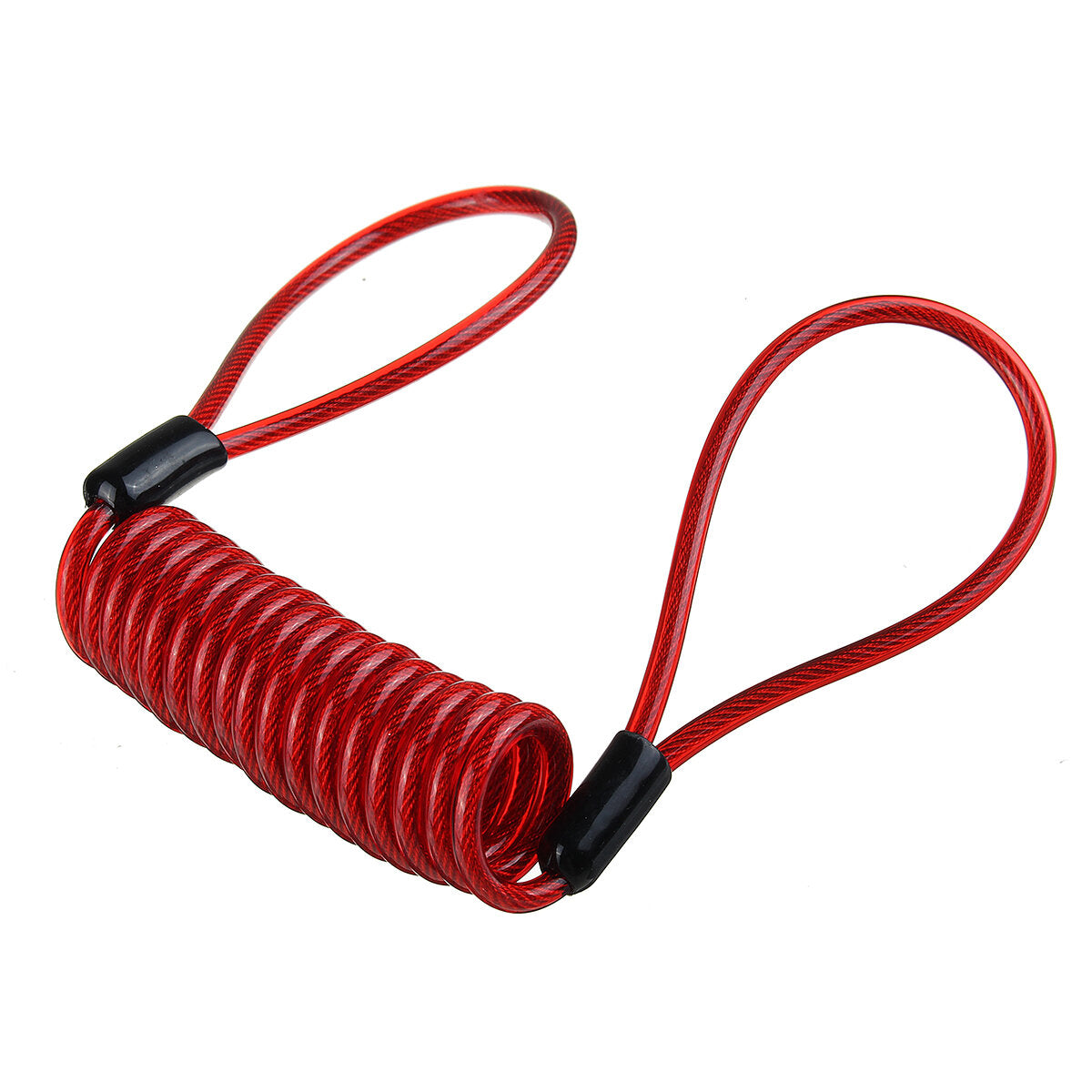 1.2m/4ft Motorcycle Bike Alarm Lock Bag with Reminder Cable - 5 Colors Available