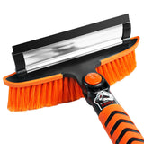 51" Extendable 3-in-1 Snow Brush for Cars - Ice Scraper, Snow Remover, and Squeegee