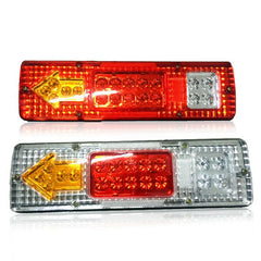 1.5W 24V LED Brake Tail Light Turning Signal Lamp - Red, Universal Fit, High Brightness