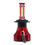 Mini 4-Side COB LED Headlight Bulbs 72W - High Brightness, Energy Efficient, Easy Installation