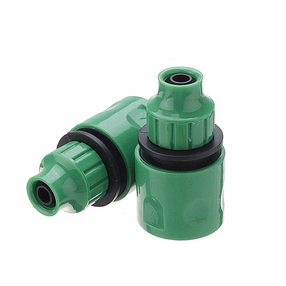 Universal 4-Way Garden Hose Splitter Tap Manifold for 1/2", 3/4", 1" Faucets - Shut Off Connector, Quick Adapter for Outdoor Irrigation