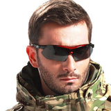 Men's Tactical Polarized Sunglasses: Bulletproof, Myopia-Friendly for Fishing, Camping, Hiking, Cycling