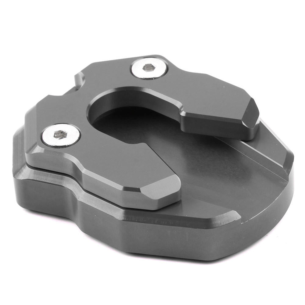 Motorcycle Side Stand Extension Pad - Flat Foot Enlarger Pegs for Stability