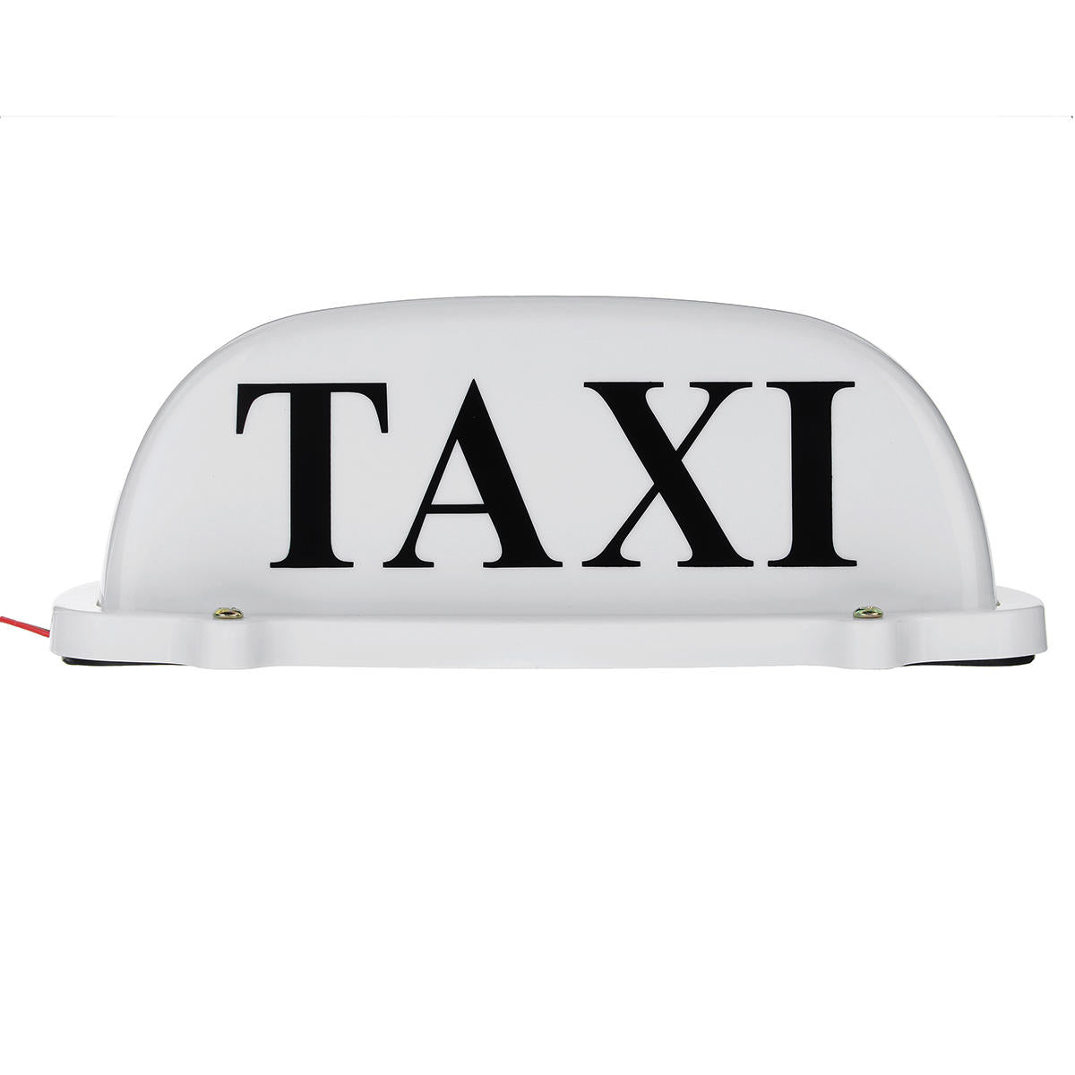 Yellow LED Taxi Roof Top Sign Light with Magnetic Base and White Box for Cab Taximeter