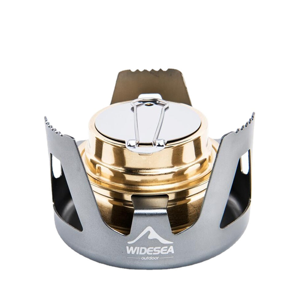 High Quality Mini Ultra-light Alcohol Stove - Portable Folding Outdoor Picnic & Camping Spirit Combustor