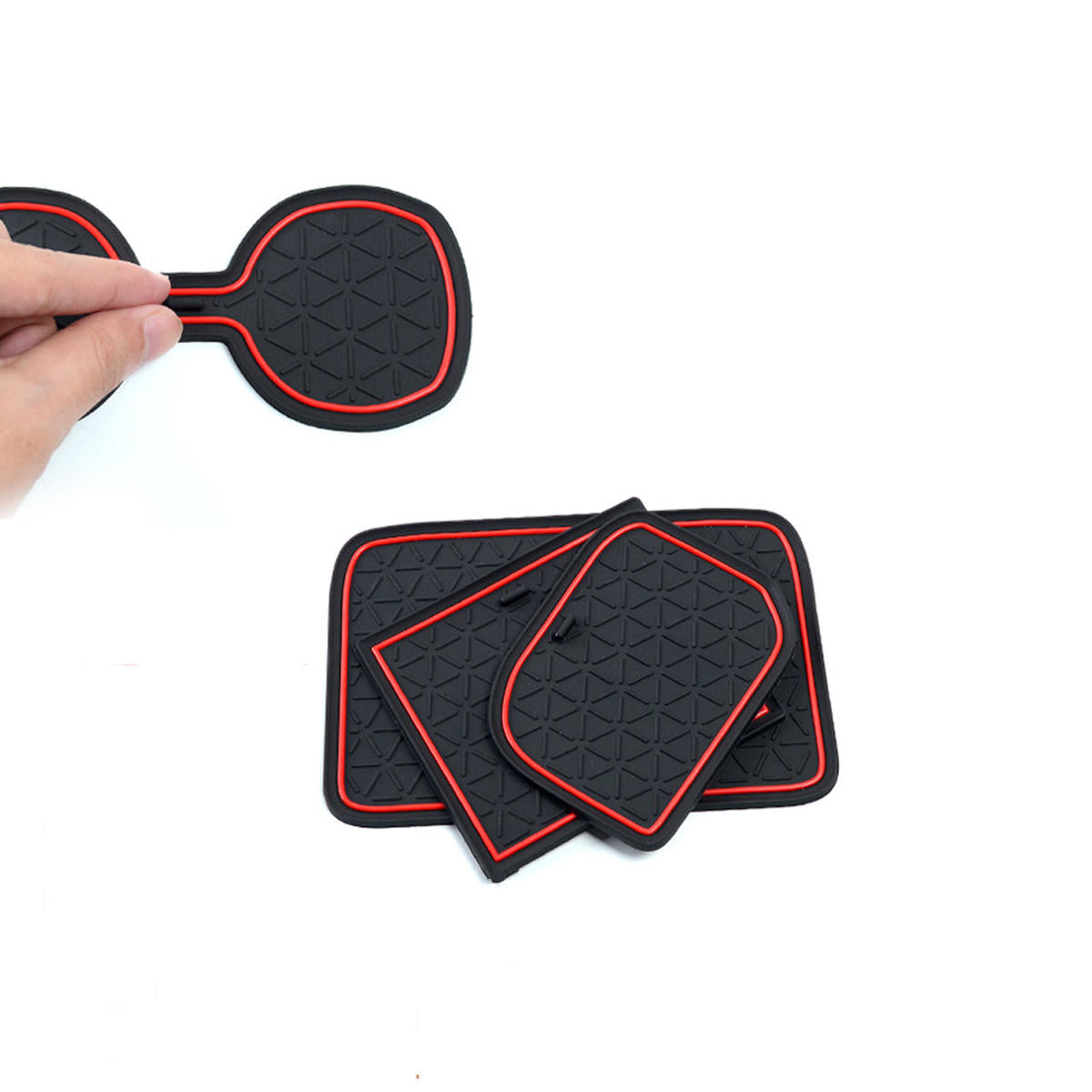 Custom Trim Mat Cup Door Console Liner Pad for Toyota RAV4 2019-2020 Left Drive