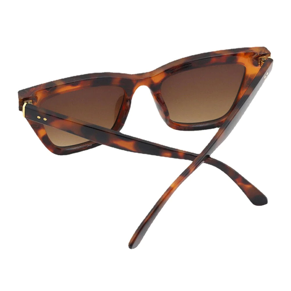 Quadratische Unisex-Sonnenbrille mit Vollrahmen und UV-Schutz