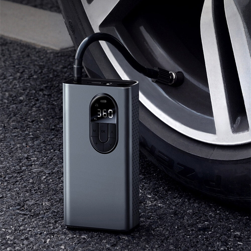 150PSI Portable Air Compressor: Smart Digital Tire Inflator for Car, Bike, Motorcycle with Pressure Detection
