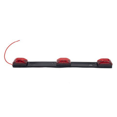 14" LED Truck Tailgate Light Bar - Red Clearance Side Marker Lamp, 9 LEDs