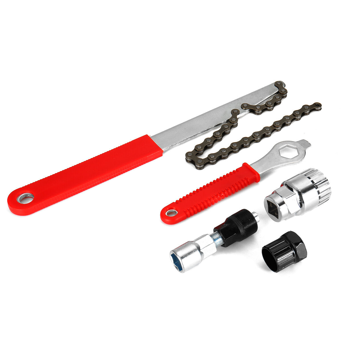 Road Bicycle Repair Tool Set: Chain Cutter, Bracket Remover, and More