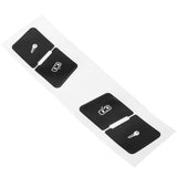 Matte Black Car Door Lock Switch Repair Stickers Decals for Audi A3L