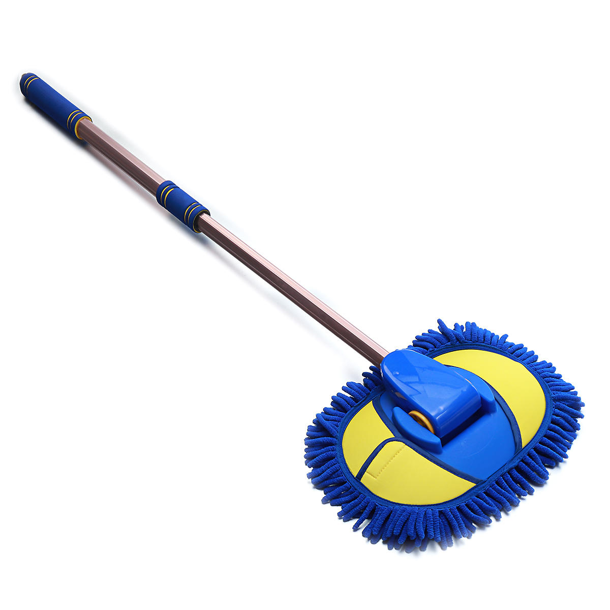 Adjustable Telescopic Chenille Mop - Soft Cleaning Brush Tool for Easy Wiping